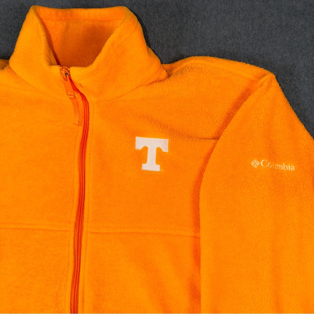Vintage Orange Tennessee Vols Columbia Jacket, Fleece Size LG **READ DESCRIPTION